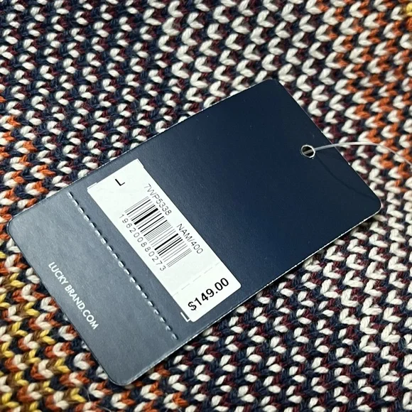 Lucky Brand Southwestern Aztec Cardigan Sweater NWT - Picture 3 of 4